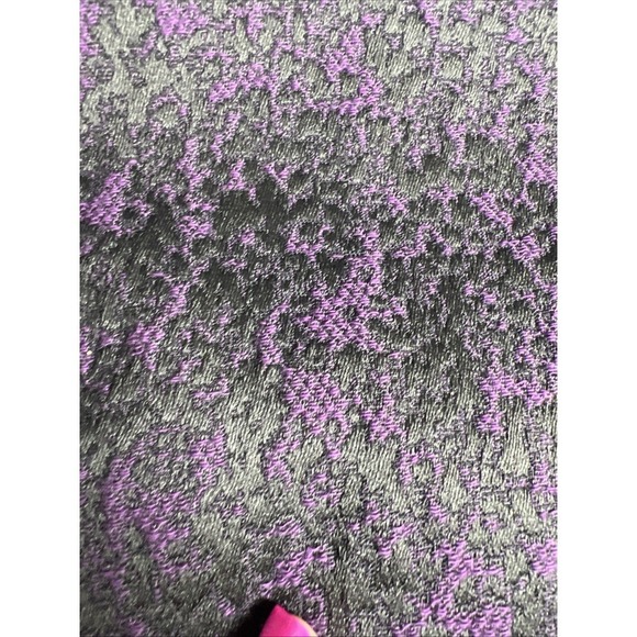 Lafayette 148 New York Jacquard Leather Trim Zip Stretch Pencil Skirt Size 8 - Picture 8 of 11